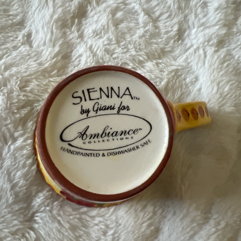 Sienna by Giani Handpainted Ceramic Mug - Picture 3 of 4